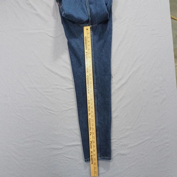 Classic Straight Leg Women's Jeans - Blue - Picture 7 of 11